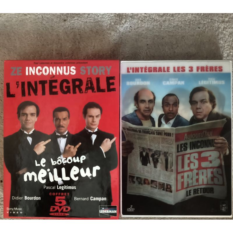 Les Inconnus Pack 2 Coffrets 7 DVD VF Ze Inconnus Story les trois frères + Le retour