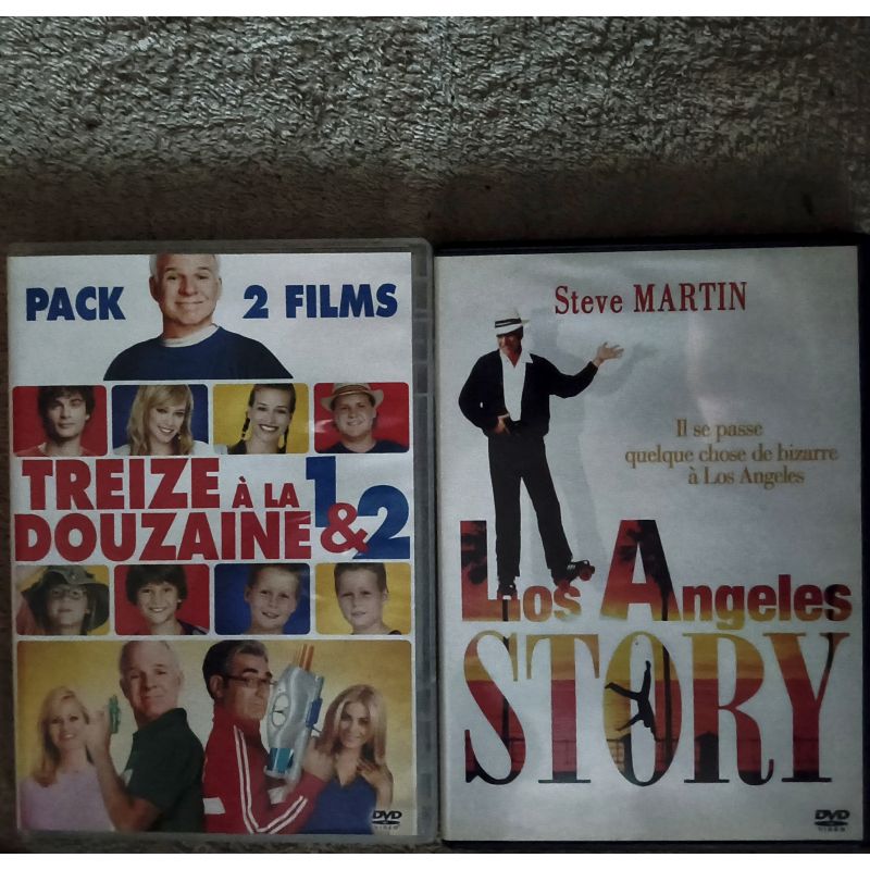 Steve Martin Pack 3 Films DVD VF Treize à la douzaine 1 et 2 Los Angeles Story
