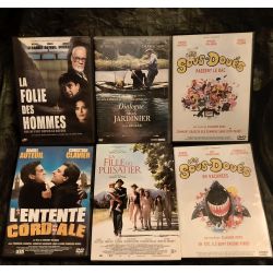 Daniel Auteuil Pack 6 Films DVD VF Les sous-doués passent le bac en vacances La fille du puisatier Dialogue avec mon jardinier