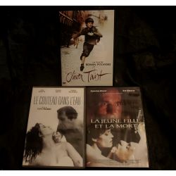 Roman Polanski Pack 3 Films DVD VF Le couteau dans l'eau
Oliver Twist La jeune fille et la mort