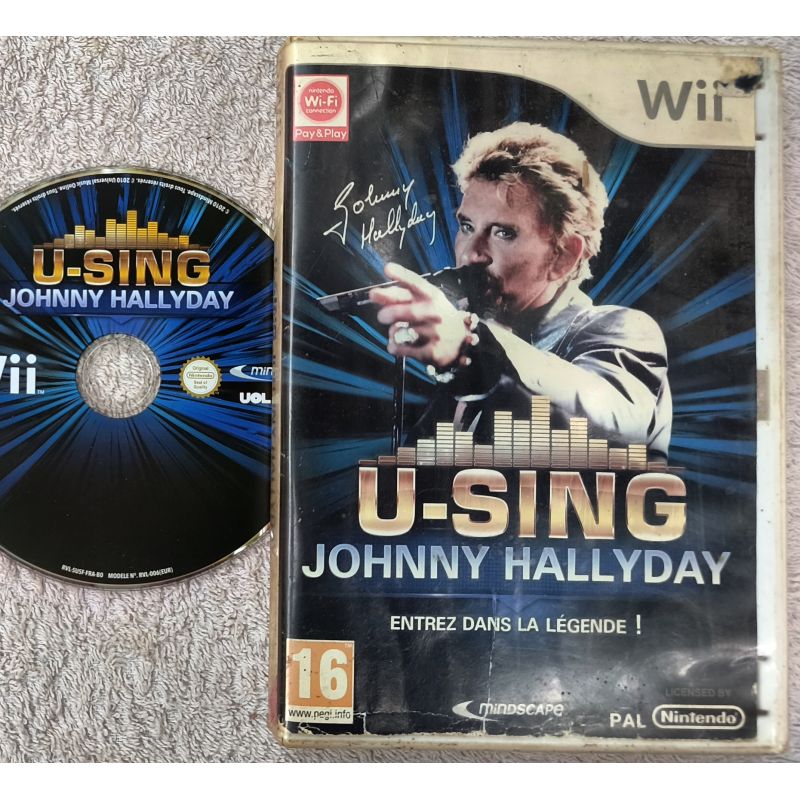 U-sing Johnny Hallyday - Jeu Video Nintendo WII