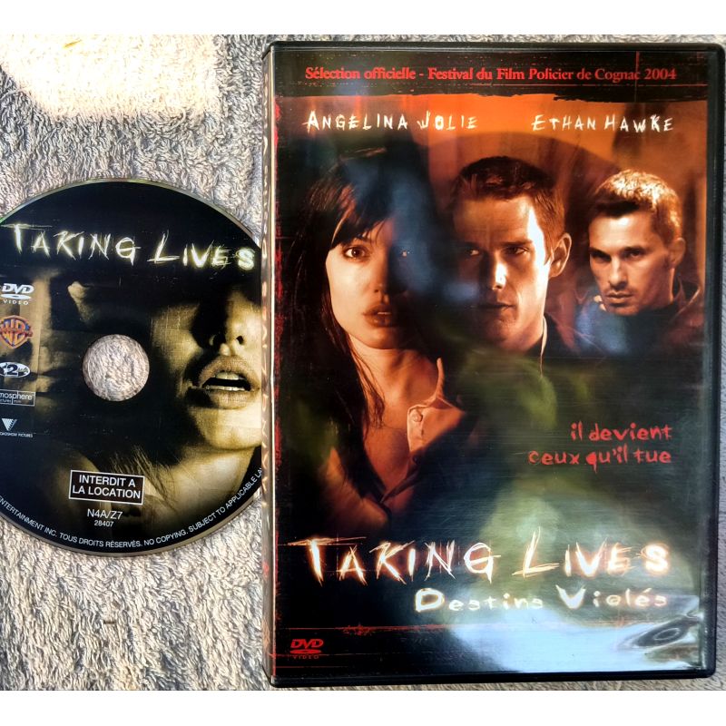 Taking lives destins violés - Caruso Hawke Angelina Jolie Kiefer Sutherland Film DVD VF 2004