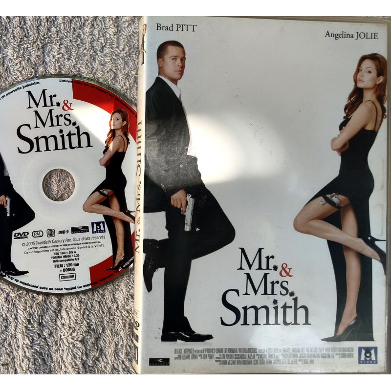 Mr et Mrs Smith - Doug Liman Jolie Brad Pitt Film DVD VF 2005