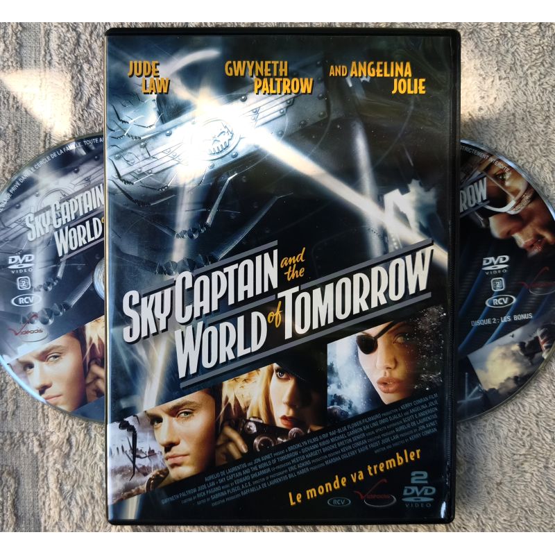Captain Sky et le monde de demain - Angelina Jolie Jude Law Film Collector 2 DVD VF 2004