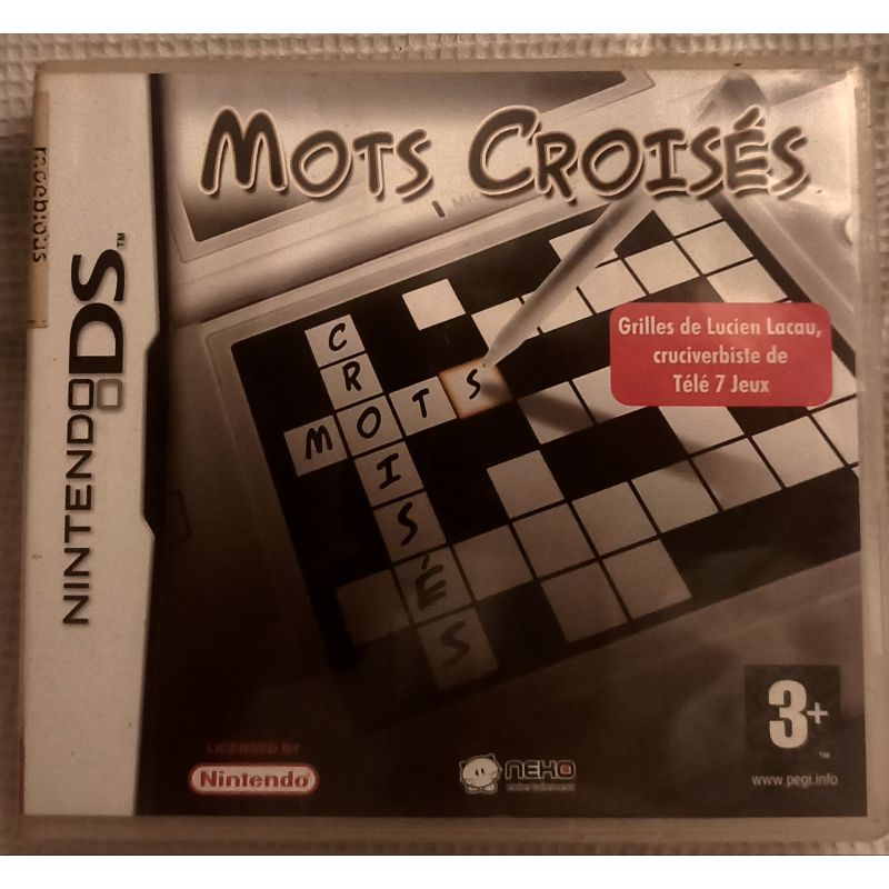 Mots croisés - Jeu Video Nintendo DS