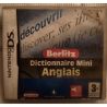 Dictionnaire mini anglais - Jeu Video Nintendo DS