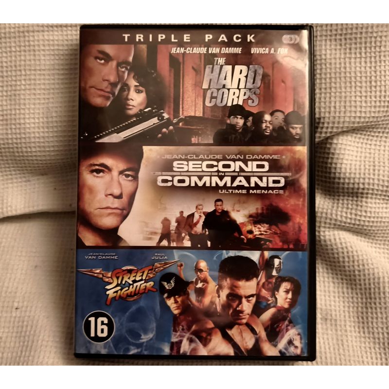 The hard cops + Second commando + Street fighter - Coffret 3 Films DVD VF Van Damme
