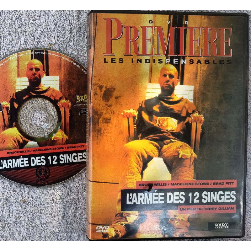 L'armée des 12 singes - Gilliam Willis Brad Pitt  Film DVD VF 1995