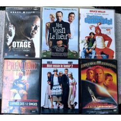 Bruce Willis Pack 6 Films DVD VF Otage Mon voisin le tueur 1 et 2 L'armée des 12 singes L'irrésistible North Armagueddon