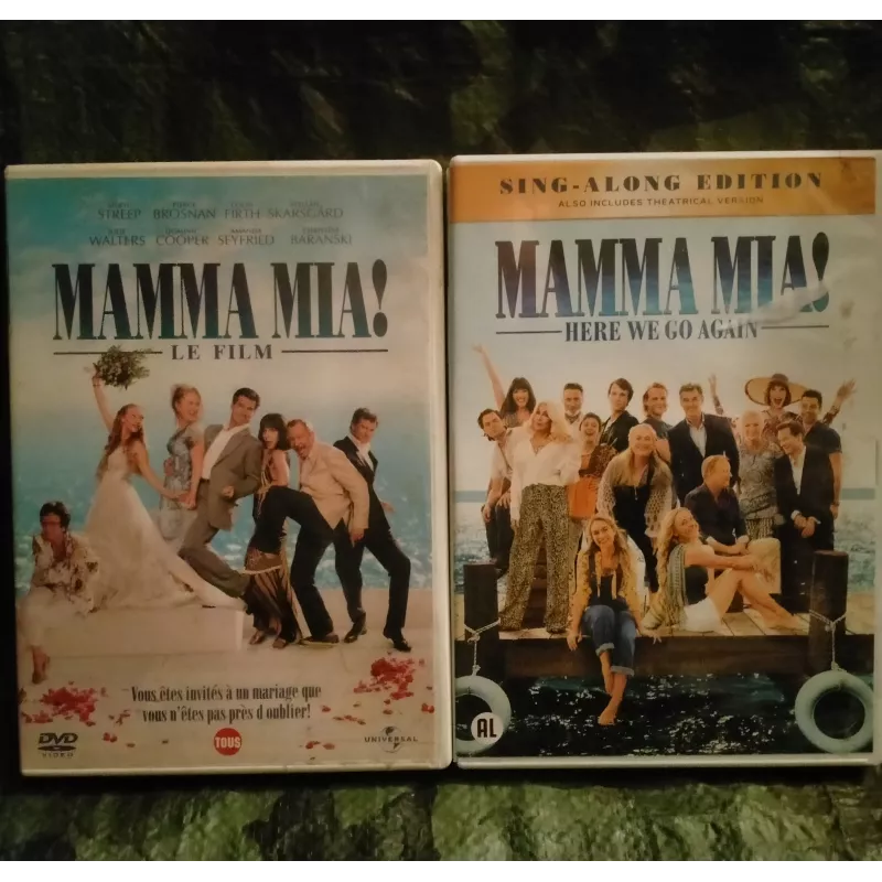DVD Mamma Mia 1 et 2 - Pack 2 Films Brosnan Streep