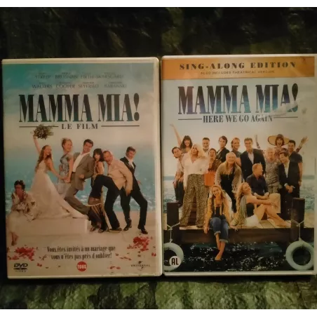 DVD Mamma Mia 1 et 2 - Pack 2 Films Brosnan Streep