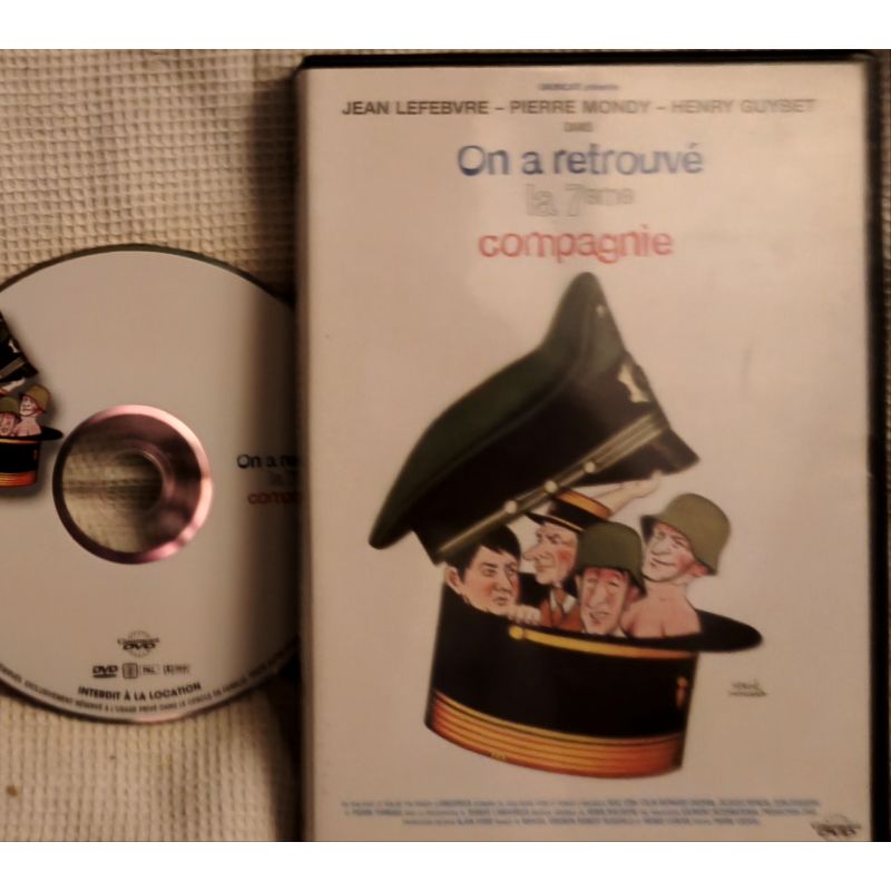 On a retrouvé la septième compagnie - Lamoureux Mondy Lefebvre Film DVD VF 1975