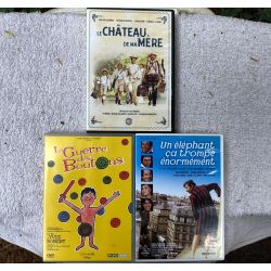 Yves Robert Pack 3 Films DVD VF Le château de ma mère 
La guerre des boutons Un éléphant ça trompe énormément