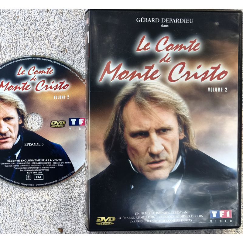 Le comte de Monte Cristo Volume 2 - DVD VF 1998 Dayan Depardieu Muti Rochefort Arditi