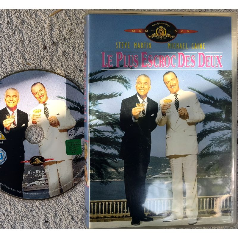 Le plus escroc des deux - Frank Oz Steve Martin Michael Caine Film DVD VF 1988