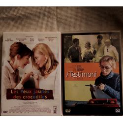 Emmanuelle Béart Pack 2 Films DVD VF Les Témoins Les yeux jaunes du crocodile