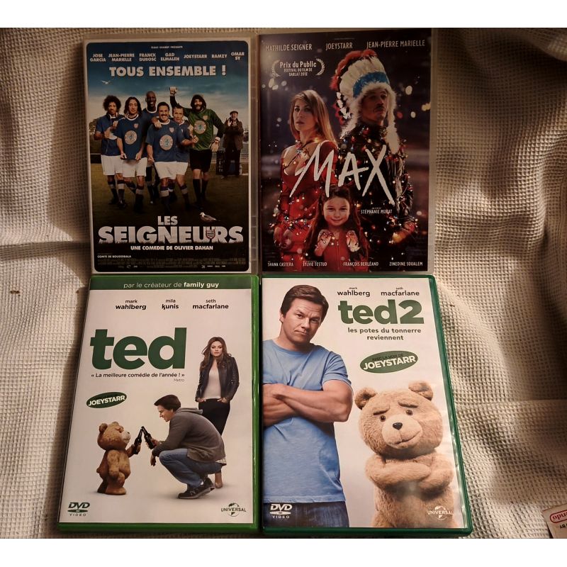 Joeystarr Pack 4 Films DVD VF Max Les seigneurs Ted 1 et 2