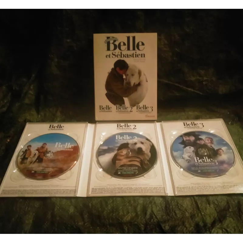 Belle et Sébastien Coffret Trilogie 3 Films DVD Vanier - Karyo - Cornillac