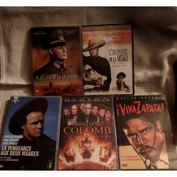 Marlon Brando Pack 5 Films DVD VF Christophe Colomb la découverte La vengeance aux deux visages Viva Zapata Le bal des maudits