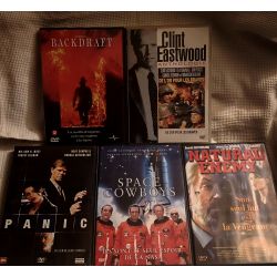 Donald Sutherland Pack 5 Films DVD VF Backdraft De l'or pour les braves Natural enemy Panic Space cowboys