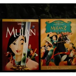 Mulan 1 et 2 - Pack 2 Films DVD Animation Walt Disney