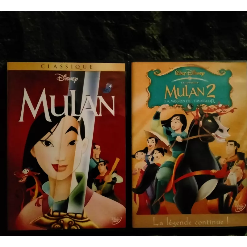 Mulan 1 et 2 - Pack 2 Films DVD Animation Walt Disney