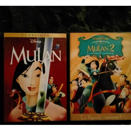 Mulan 1 et 2 - Pack 2 Films DVD Animation Walt Disney