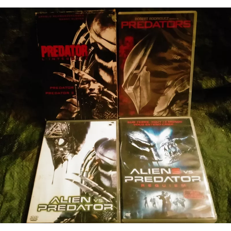 Predator Pack Films DVD ou Blu-ray - McTiernan - Schwarzenegger - Glover