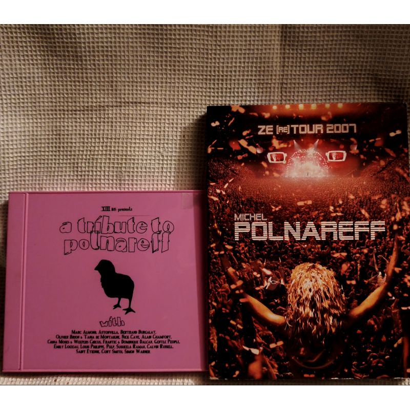 Michel Polnareff Pack CD + 2 DVD Ze retour 2007 A tribute to Polnareff