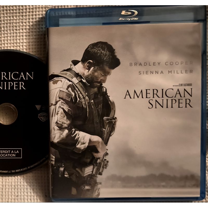 American sniper - Eastwood Bradley Cooper Film Blu-ray VF 2014