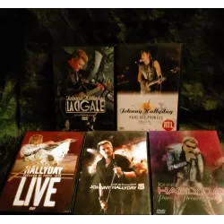Johnny Hallyday Pack 6 DVD Musicaux