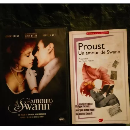 Un amour de Swann - Pack Film DVD + Livre - Irons - Delon