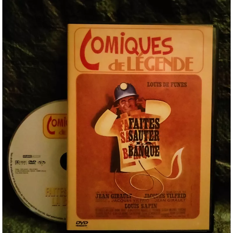 Faites sauter la banque - Jean Girault - Louis de Funès - Jean-Pierre Marielle  Film DVD 1964