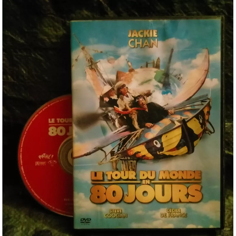 Le tour du monde en 80 Jours - Coraci - Jackie Chan - Cécile de France - Schwarzenegger - Youn  Film DVD 2004