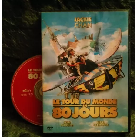Le tour du monde en 80 Jours - Coraci - Jackie Chan - Cécile de France - Schwarzenegger - Youn  Film DVD 2004