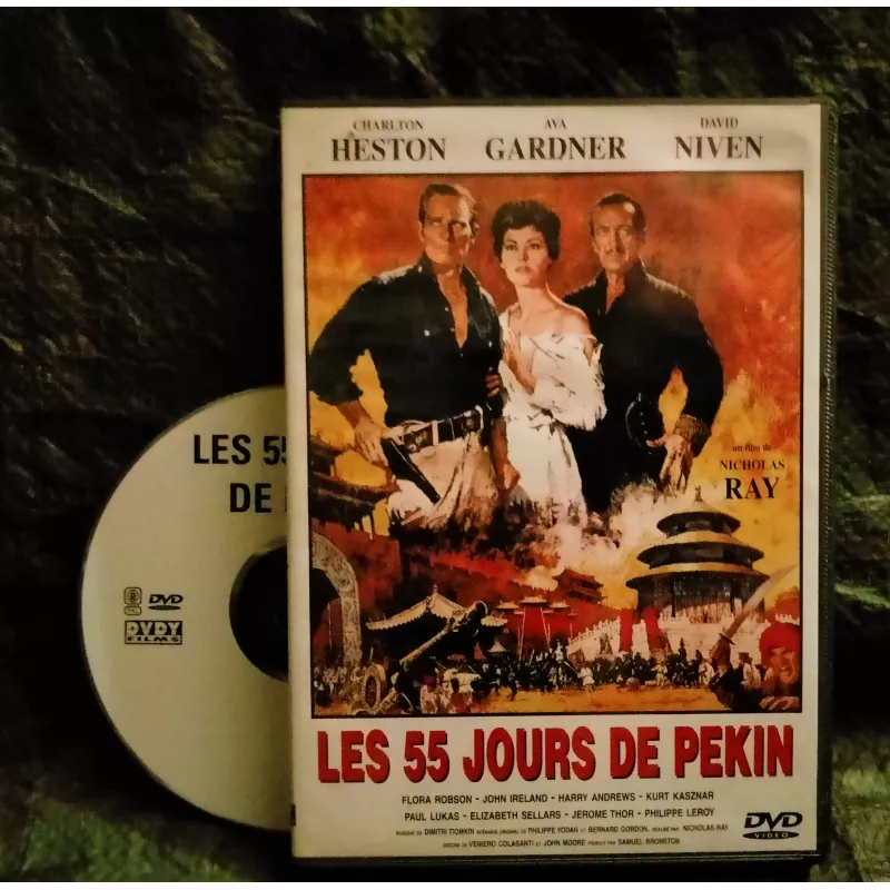 Les 55 Jours de Pékin - Nicholas Ray - Charlton Heston - Ava Gardner - David Niven  Film DVD 1963
