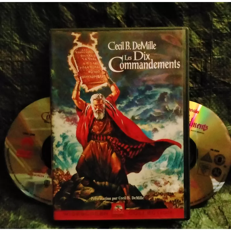 Les dix commandements - Cecil B. DeMille - Charlton Heston - Yul Brynner  Film Collector 2 DVD 1956