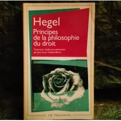Principes de la philosophie du droit - Georg Hegel - Livre
