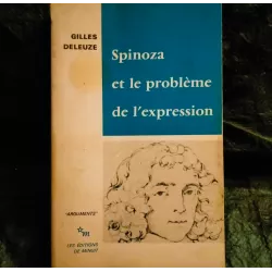 Spinoza et le problème de l'expression - Gilles Deleuze Livre