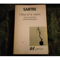 L'être et le néant : Essai d'ontologie phénoménologique - Jean-Paul Sartre  Livre Tel Gallimard