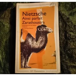 Ainsi parlait Zarathoustra - Friedrich Nietzsche - Livre