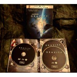 Gravity - Cuarón Bullock Clooney Film Blu-ray + Blu-ray 3D + DVD VF 2013