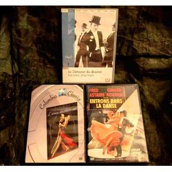 Fred Astaire Pack 3 Films DVD VF Le danseur du dessus L'amour vient en dansant Entrons dans la danse